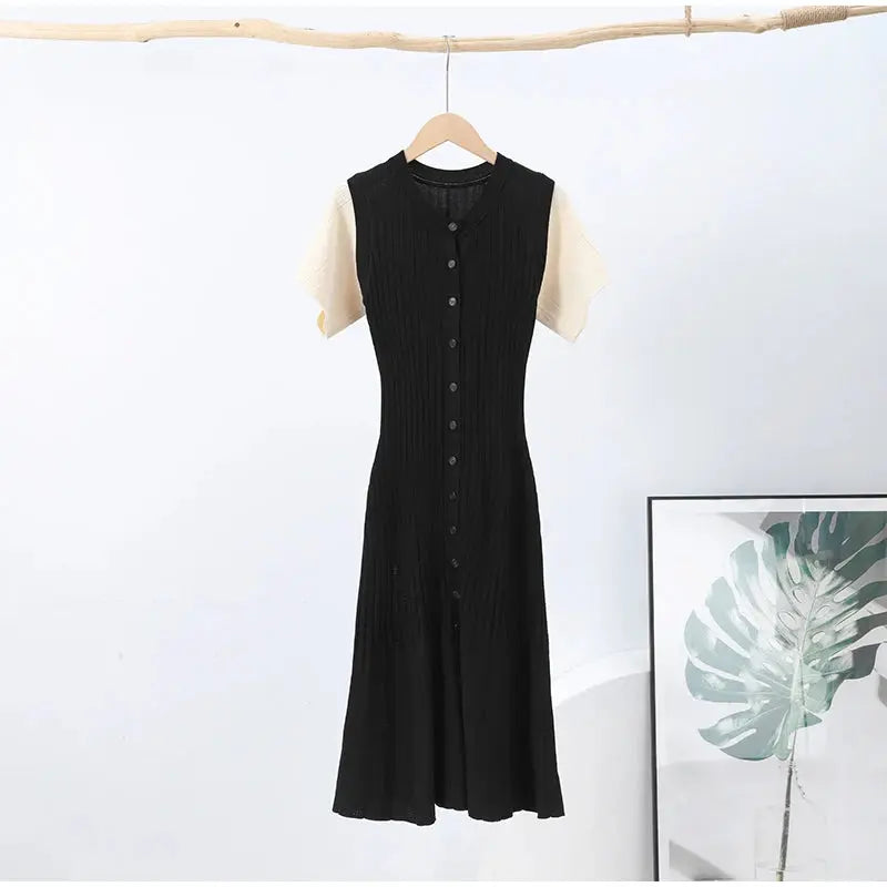 Women’s Short Sleeve Knitted Dress Novalie