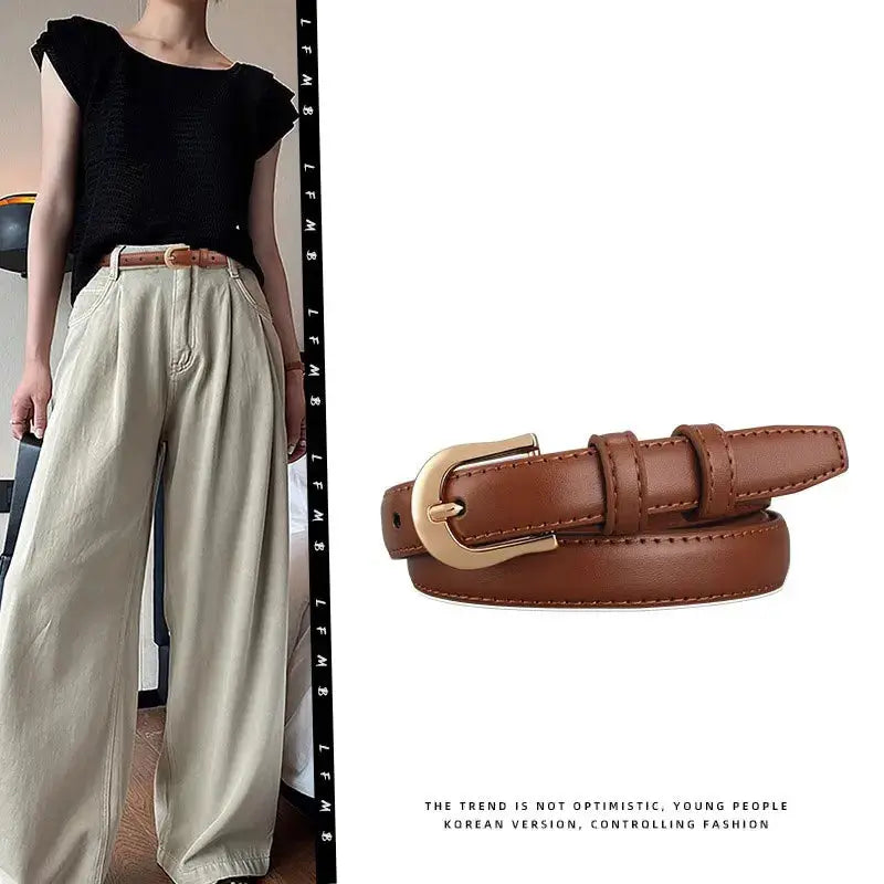 Versatile Belt Brown Summer Minha loja
