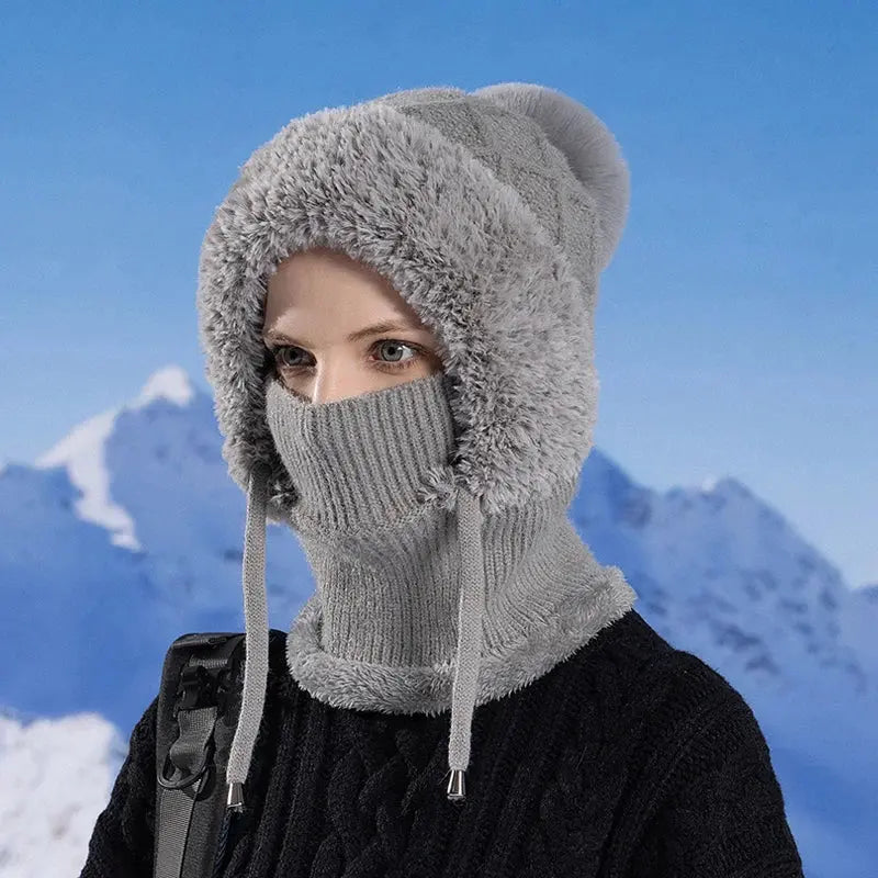 Winter Knitted Balaclava for Women Novalie