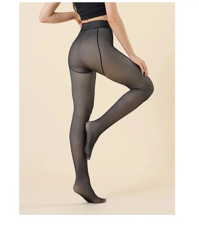Fleece Leggins Ultra-Soft Thermal Compression Novalie