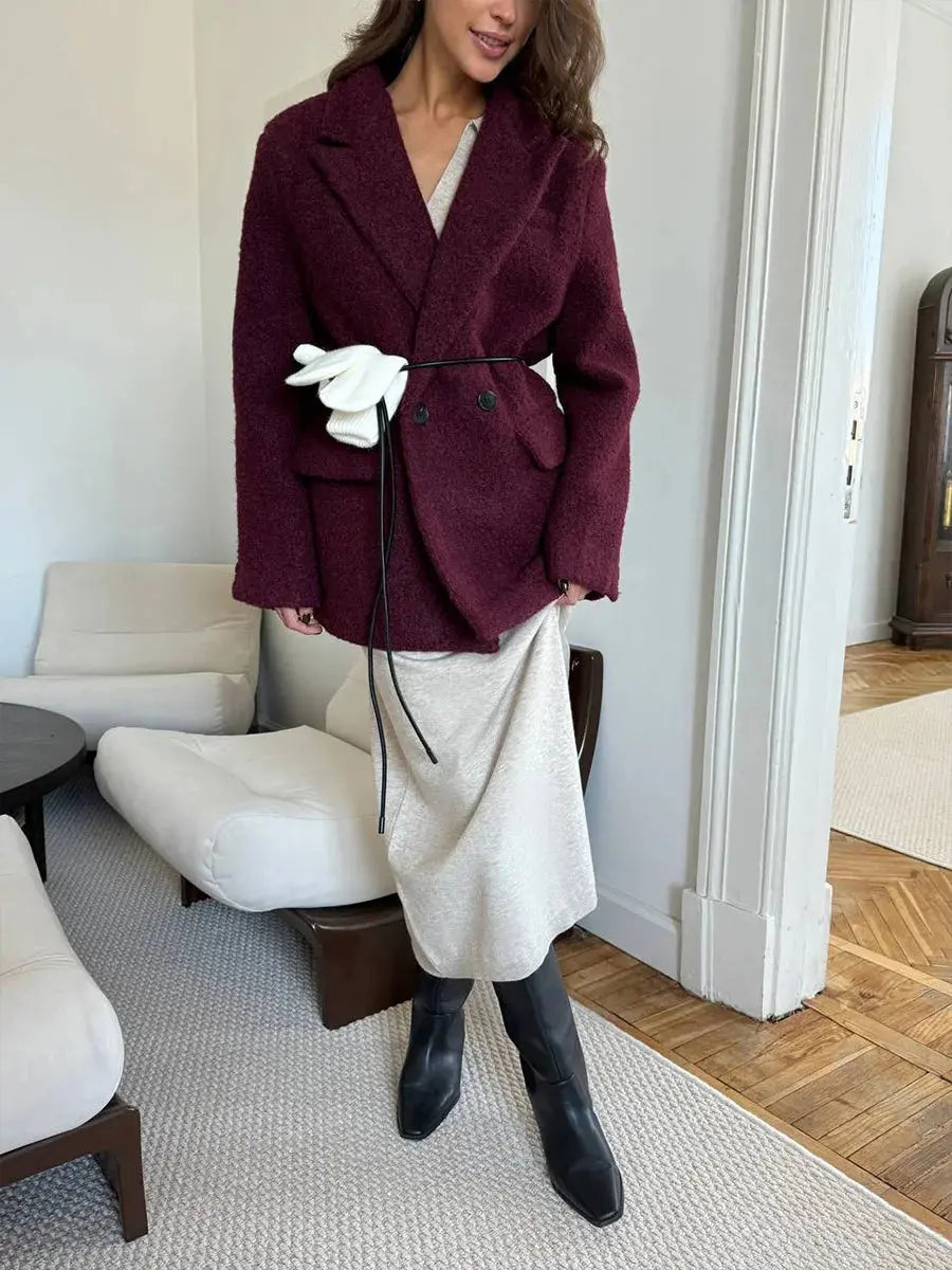 Women’s Polo Neck Knit Sweater Dress Novalie