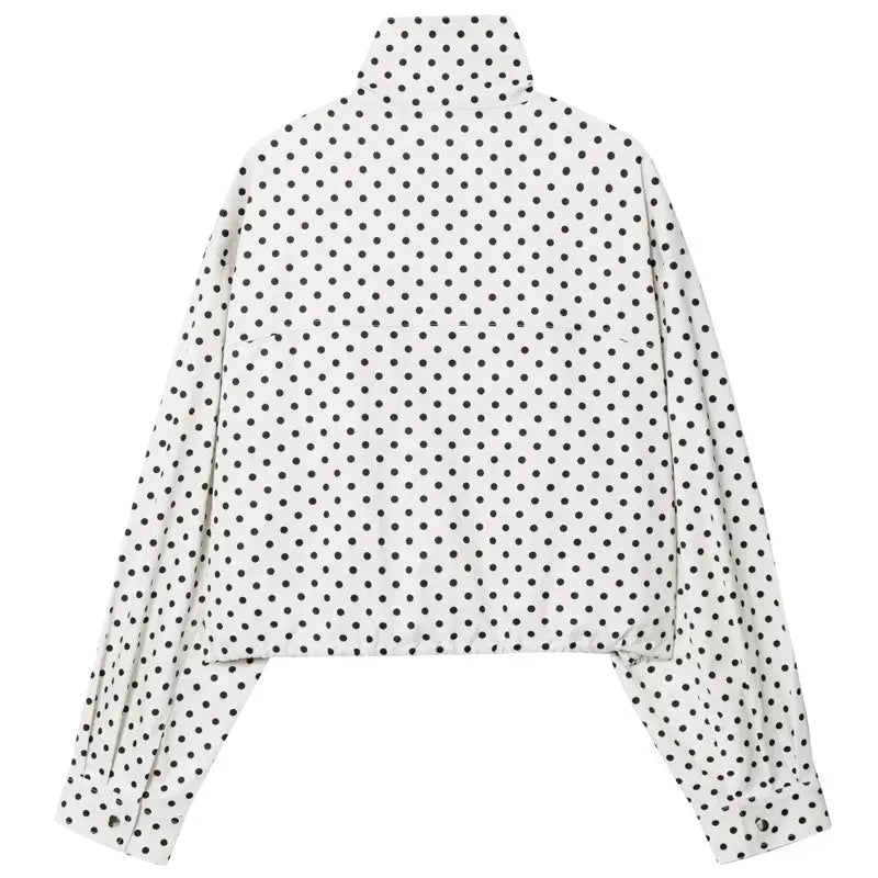 Women’s Polka Dot Bomber Jacket Novalie