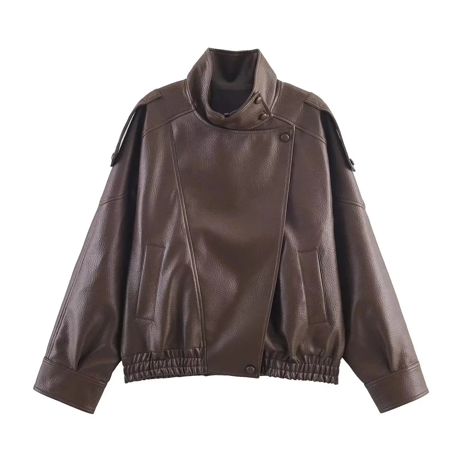 Women’s Casual Leather Jacket Novalie