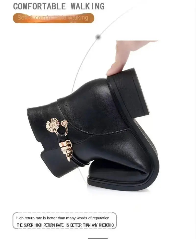 Women’s Waterproof Leather Winter Boots Novalie