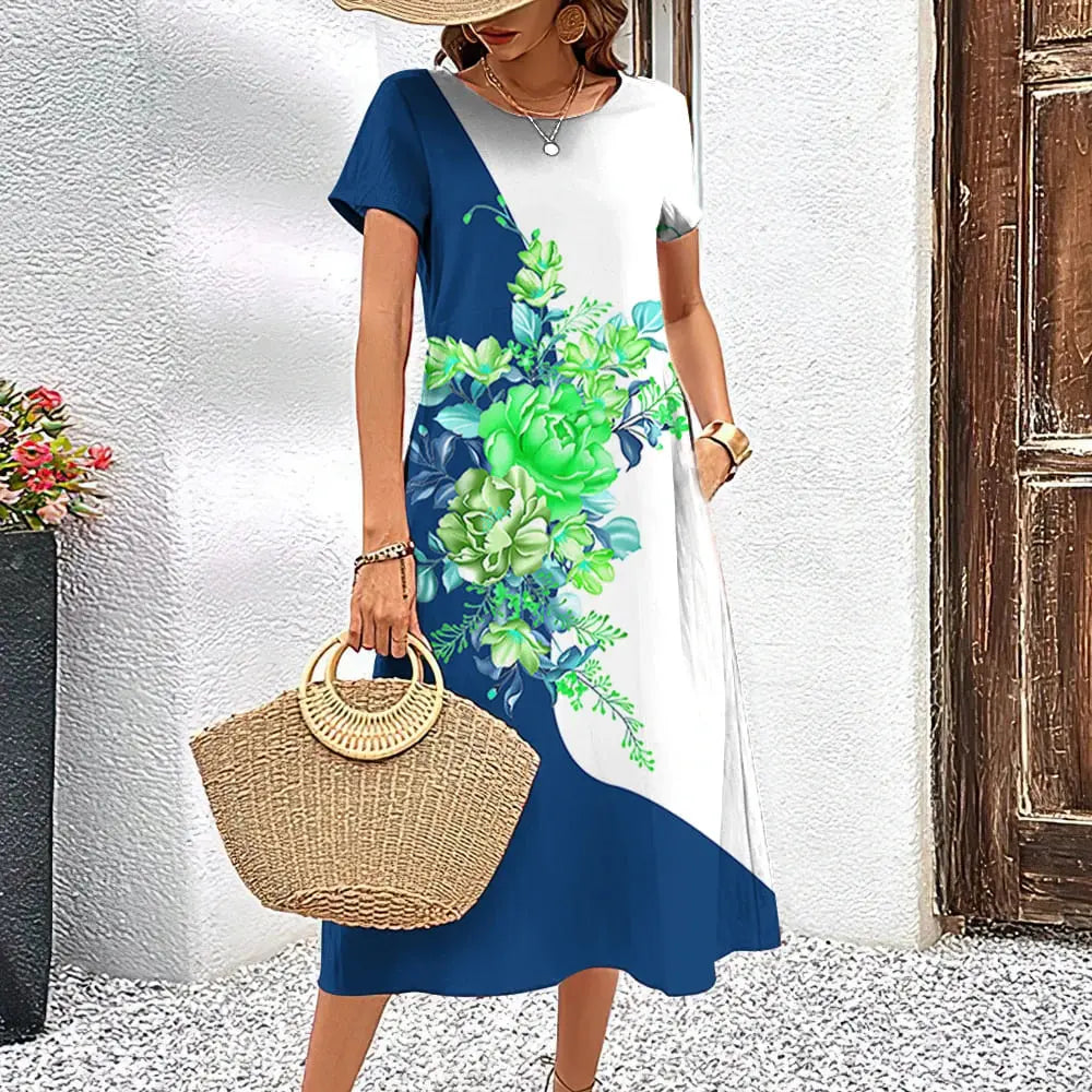 Loose Midi Dress Heloísa Novalie