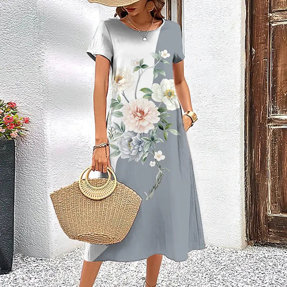 Loose Midi Dress Heloísa Novalie