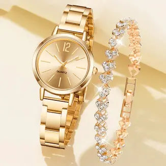 Women's watch Bella Luxe – Women’s Rhinestone Quartz Watch Minha loja