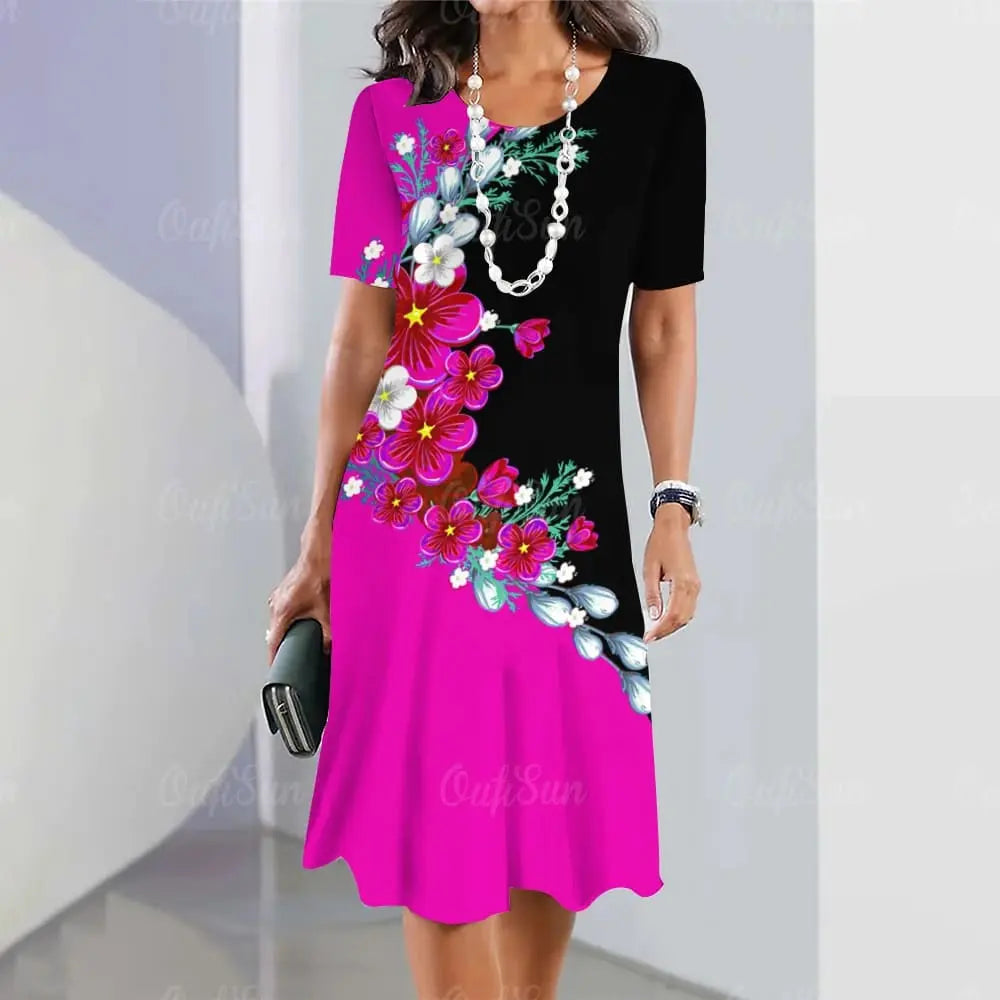 Loose Midi Dress Heloísa Novalie