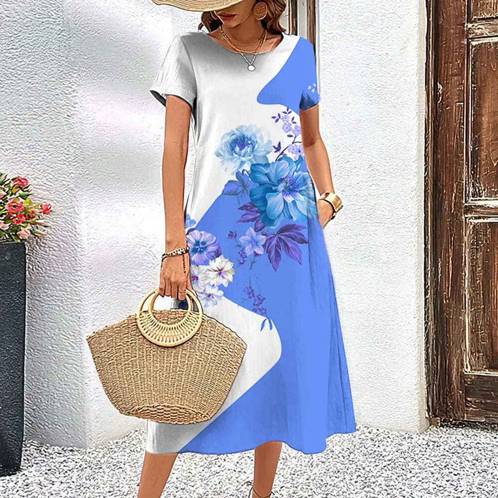 Loose Midi Dress Heloísa Novalie