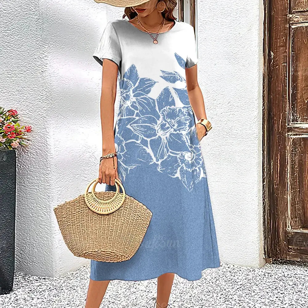 Loose Midi Dress Heloísa Novalie