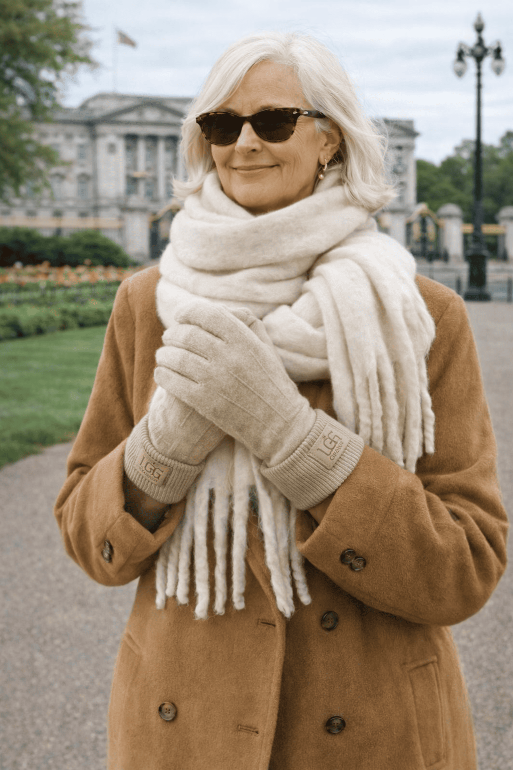 Women’s Cashmere Touchscreen Winter Gloves