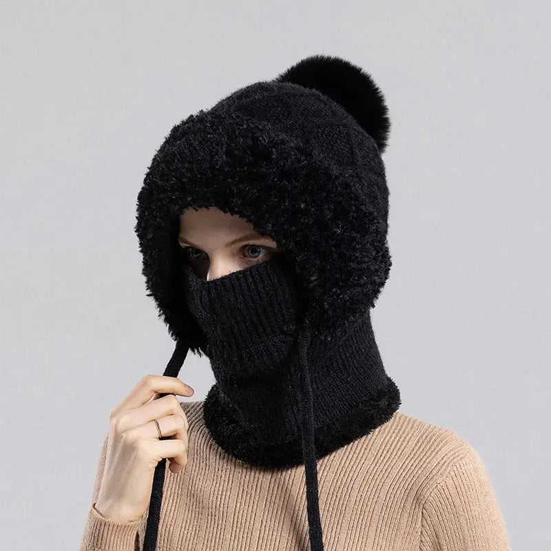 Winter Knitted Balaclava for Women Novalie