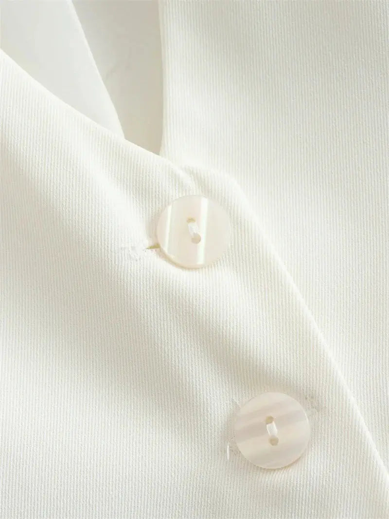 Tailored Cropped Vest Minha loja