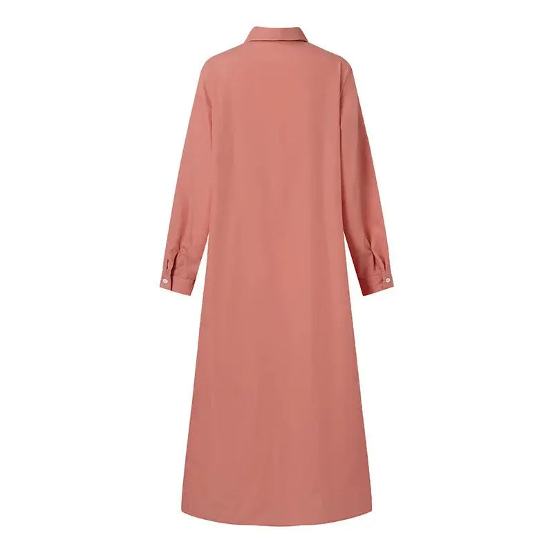 Fashion summer dress Long Summer Shirt Dress Novalie