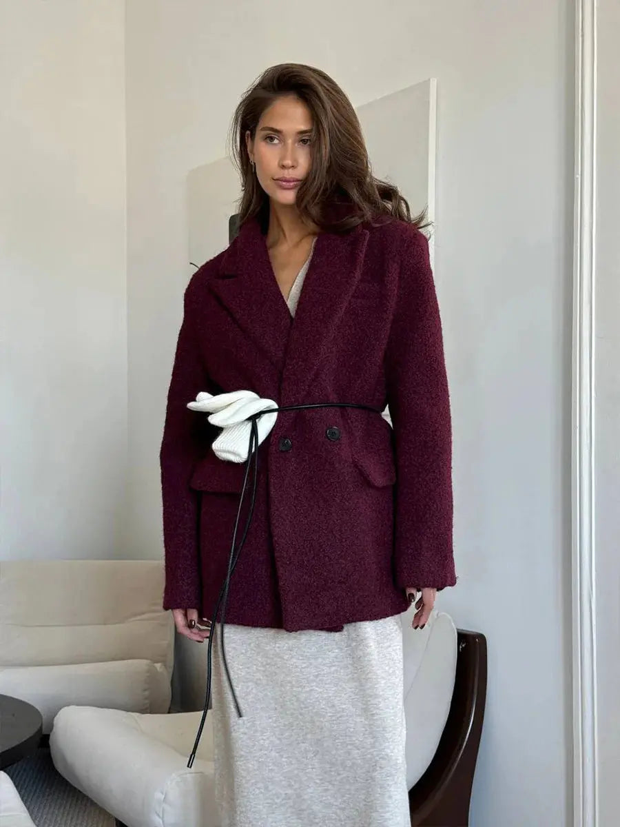 Women’s Polo Neck Knit Sweater Dress Novalie