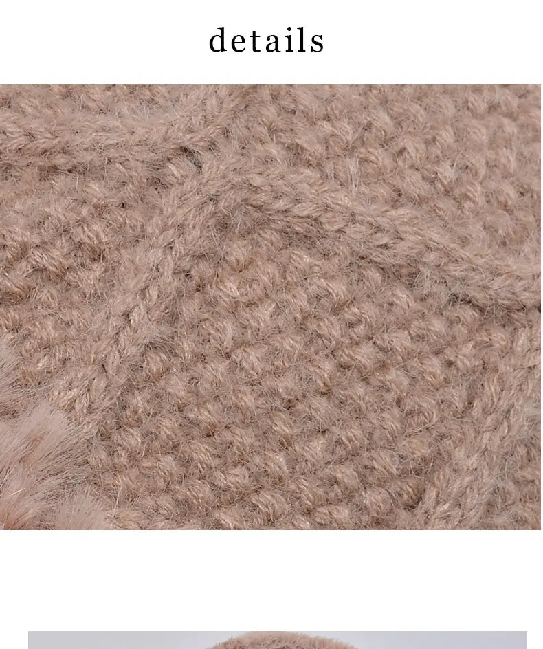 Winter Knitted Balaclava for Women Novalie