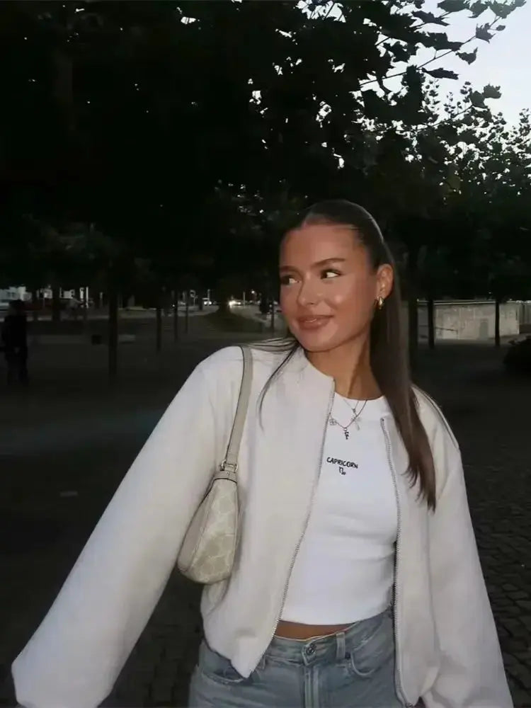 Women’s Autumn Winter Bomber Jacket Novalie