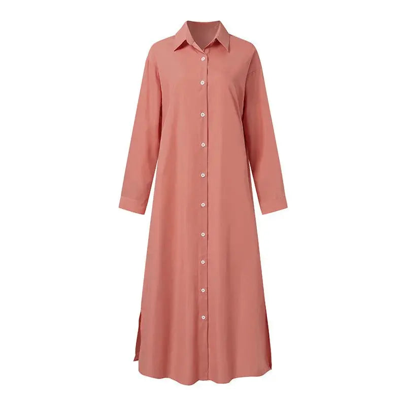 Fashion summer dress Long Summer Shirt Dress Novalie