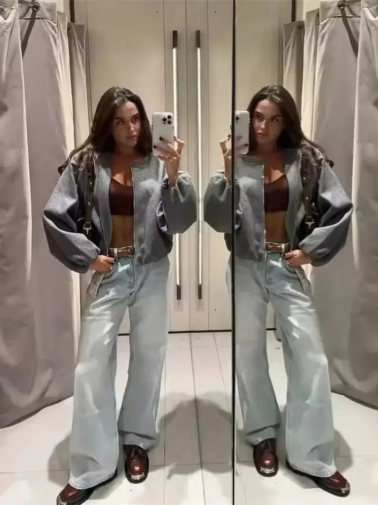 Women’s Autumn Winter Bomber Jacket Novalie