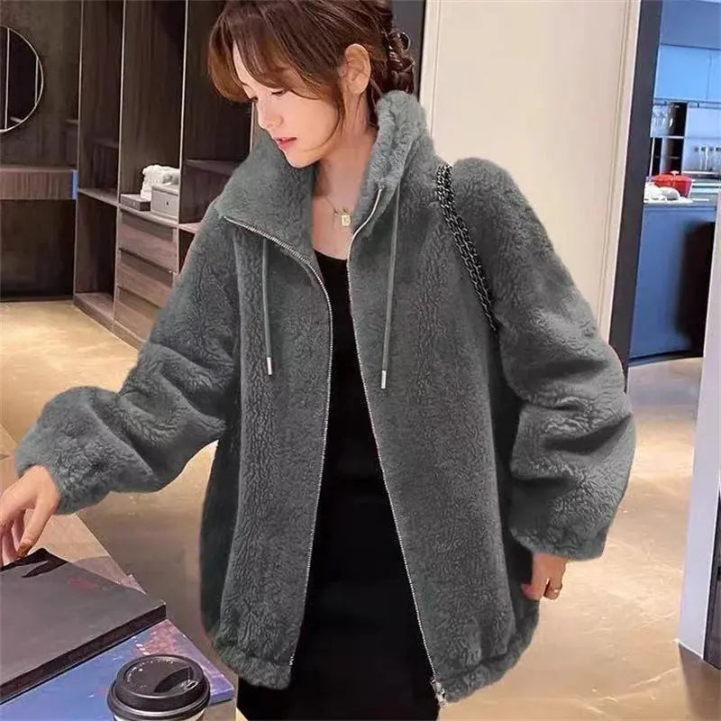 Women’s Warm Plush Fleece Winter Coat Novalie