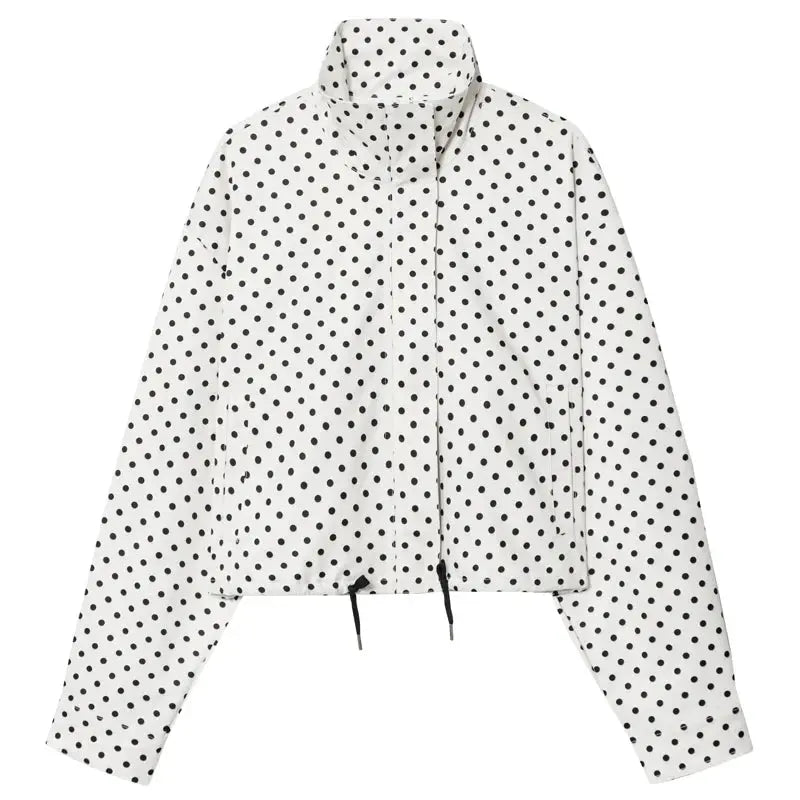 Women’s Polka Dot Bomber Jacket Novalie