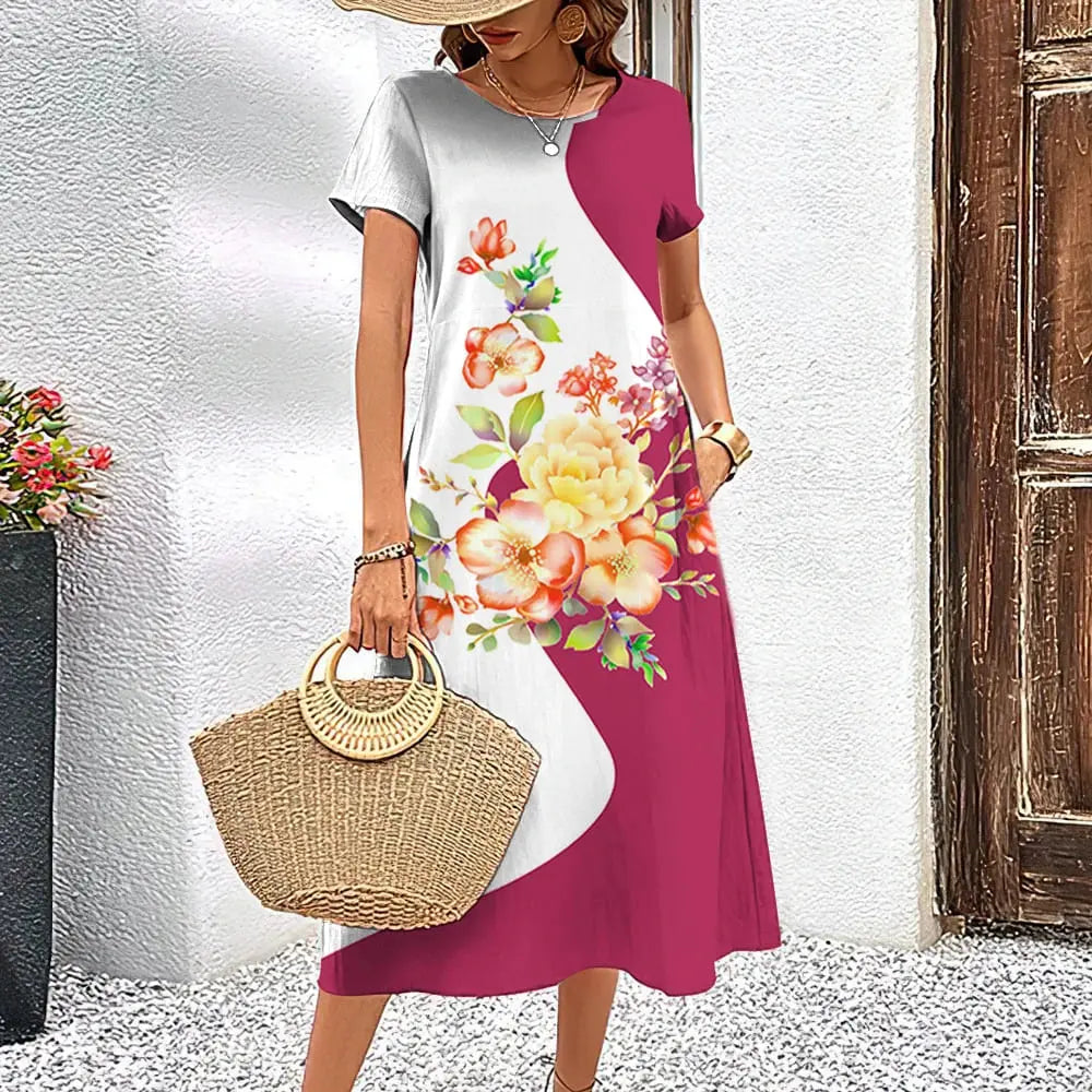 Loose Midi Dress Heloísa Novalie