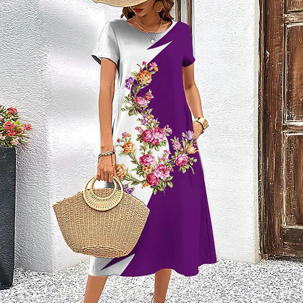 Loose Midi Dress Heloísa Novalie