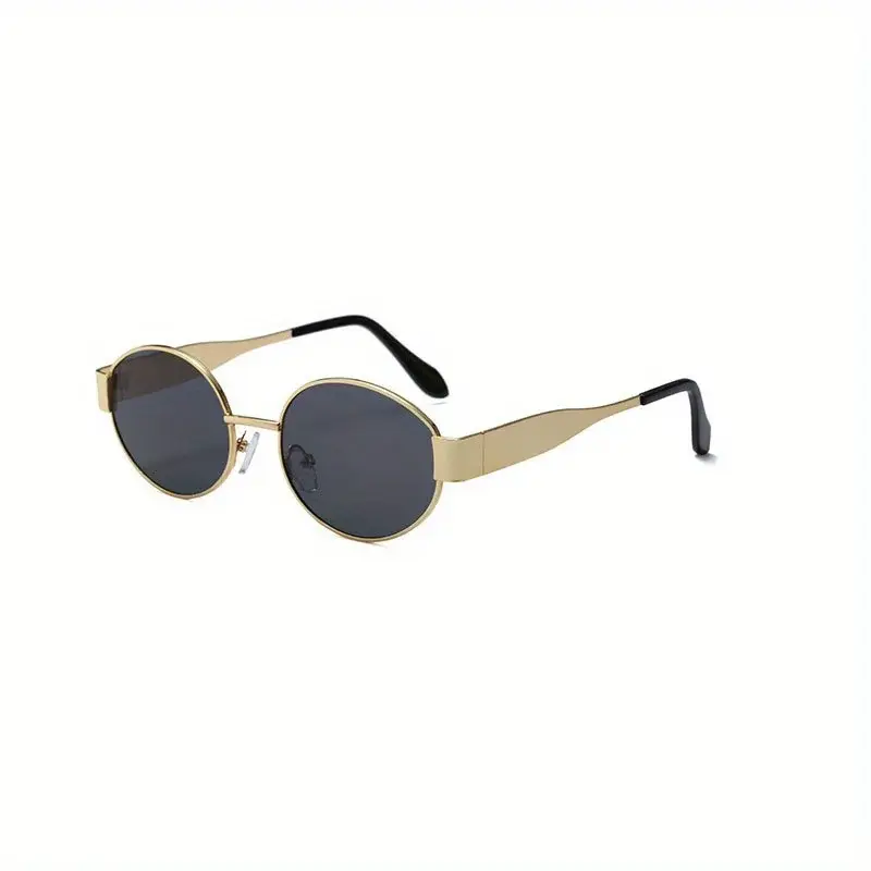 Oval Sunglasses - Classic Metal Frame. - Minha loja