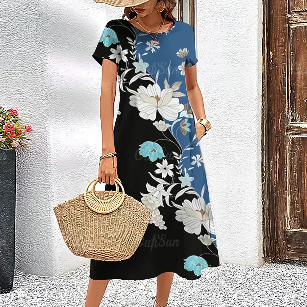 Loose Midi Dress Heloísa Novalie